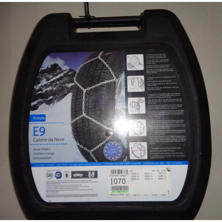 THULE E9 9 mm COD.070 CATENE DA NEVE KG 2.59