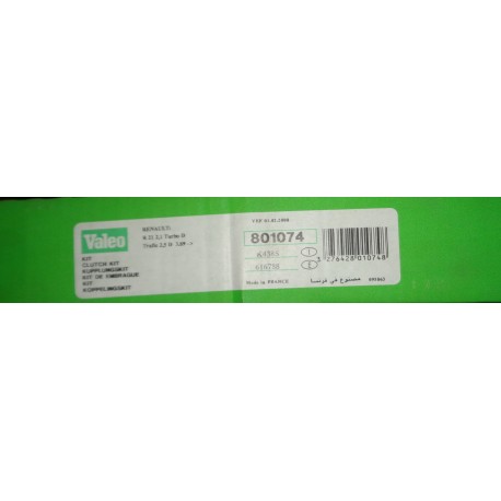 801074 VALEO  Kit frizione 2 pezzi  PER  RENAULT  21 88 CV