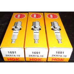 NGK 1691 ZKR7A-10 3X Candela accensione PER MiTo KA LANCIA FIAT