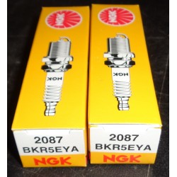 NGK 2087 BKR5EYA 2X Candela PER TOYOTA Corolla Land Cruiser YARIS PASEO Hilux
