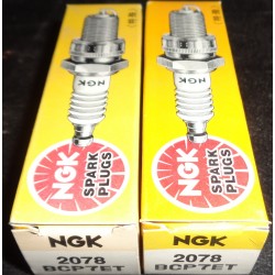 NGK 2078 BCP7ET 2X Candela PER AUDI VW SAFRANE TOLEDO
