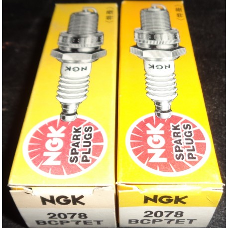 NGK 2078 BCP7ET 2X Candela PER AUDI VW SAFRANE TOLEDO