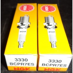 NGK 3330 BCPR7ES 2X Candela accensione PER DB7 FIAT PEUGEOT LANCIA VOLVO FORD