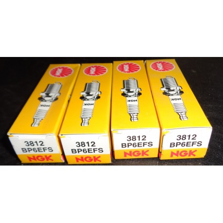 NGK 3812 BP6EFS  4X Candela PER CITROEN LAND-ROVER MERCEDES PEUGEOT RENAULT VOLVO