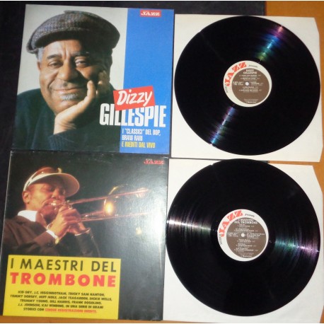 MUSICA JAZZ N°8-9-10 DIZZY GILLESPIE I MAESTRI DEL TROMBONE 1987 3 LP USATO
