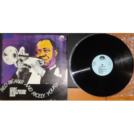 LOUIS ARMSTRONG IN NEW YORK 1924 RED BEANS AND RICELY YOURS  LP USATO