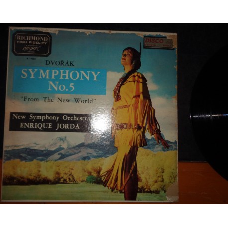 DVORAK SYMPHONY No.5 "FROM THE NEW WORLD" LP VINILE RICHMOND HIGH FIDELITY