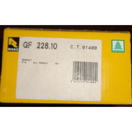 GF228.10 RHIAG Kit ganasce freni PER RENAULT PEUGEOT 104 CITROEN LNA DACIA