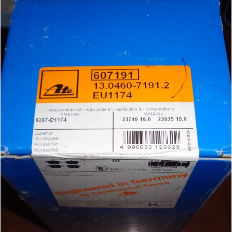 607191 13.0460-7191.2 ATE  Kit pastiglie freni PER VW Touareg I (7LA, 7L6, 7L7)