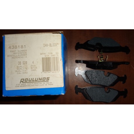 438181 ROULUNDS Kit pastiglie freni PER ALPINA B6 BMW S3 S5 S6 S7