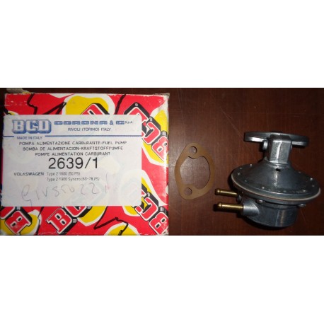 2639/1 BCD  POMPA ALIMENTAZIONE CARBURANTE PER VW TRANSPORTER Type 2