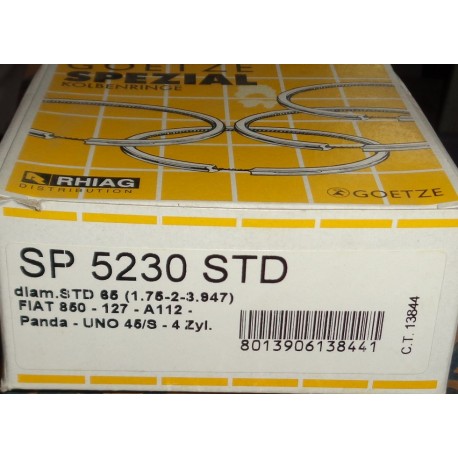 GOETZE SP 5230 STD  Fasce elastiche PER FIAT 850 127 A112 PANDA UNO