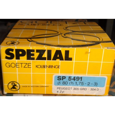 GOETZE SP 5491 STD  Fasce elastiche D80 PER PEUGEOT 305 GRD 304 D