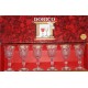 RCR DORICO 6 CALICI VINO cl. 17 oz. 6 COD 370989 UNO SCHEGGIATO VEDI FOTO
