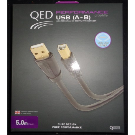 QED PERFORMANCE GRAPHITE USB (A-B) 5 METRI