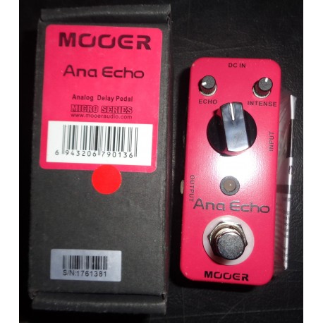 MOOER ANA ECHO ANALOGIC DELAY PEDAL