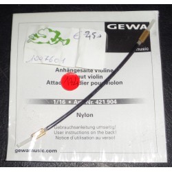 GEWA 3X ATTACCO CORDIERA PER VIOLINO 421904