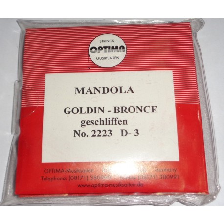 OPTIMA MANDOLA GOLDIN-BRONCE GESCHLIFFEN N.2223 D-3