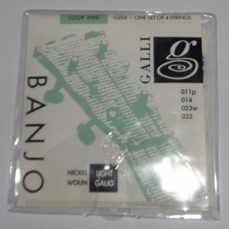 GALLI G204 MUTA 4 CORDE PER BANJO