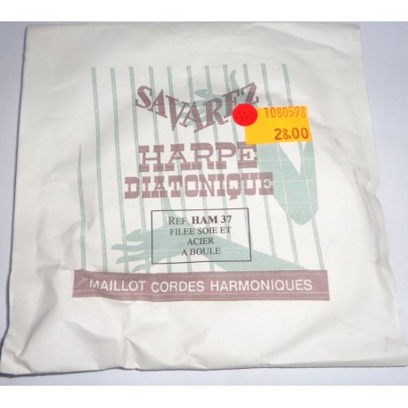 SAVAREZ HARPE DIATONIQUE HAM 37 FILEE SOIE ET ACIER A BOULE