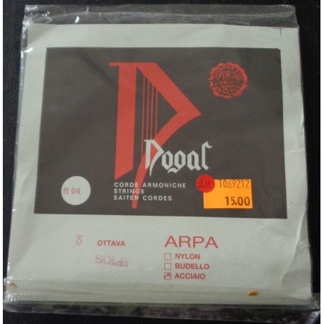 DOGAL R94 ARPA 5 OTTAVA SOL-G ACCIAIO