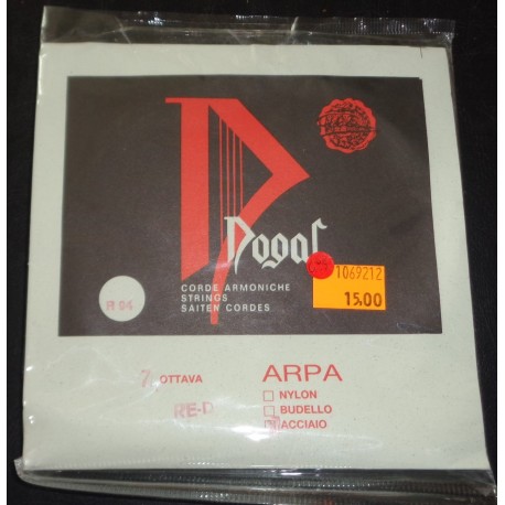 DOGAL R94 ARPA 7 OTTAVA RE-D ACCIAIO