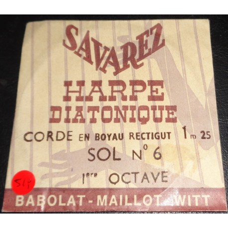 SAVAREZ HARPE DIATONIQUE BABOLAT SOL.N.6