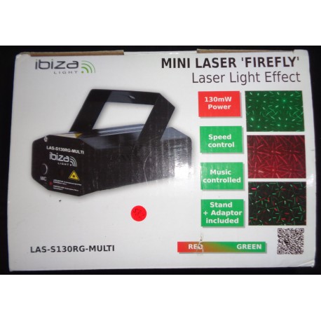IBIZA MINI LASER FIREFLY LASD-S130RG-MULTI