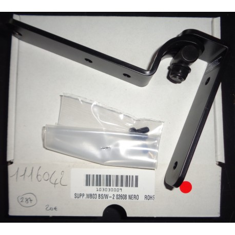 SUPPORTO A PARETE PER DIFFUSORI WB03 BS/W-2 02608