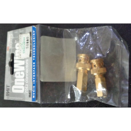 MIT TWIST ONE CONNETTORI BNC COPPIA