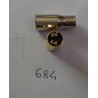 16-020 CONNETTORE DIN PLUG SVHS PLACCATO OR