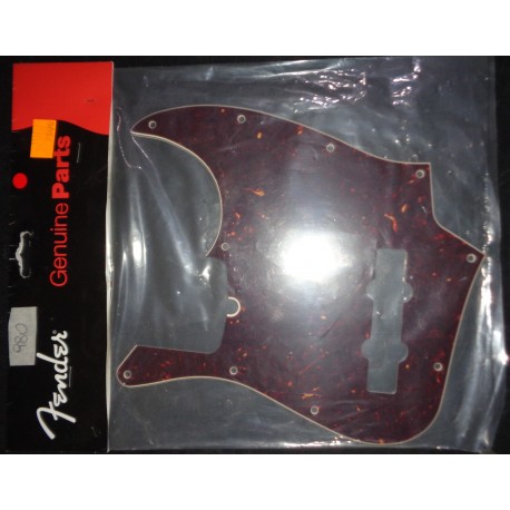 FENDER PICKGUARD JBASS 10-HOLE TORTOISE SHELL 099-2157-000