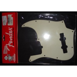 FENDER PICKGUARD JBASS 3PLY WHITE WBW 099-1335-000