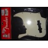 FENDER PICKGUARD JBASS 3PLY WHITE WBW 099-1335-000