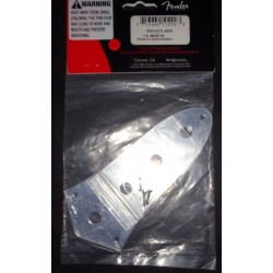 FENDER CONTROL PLATE FOR DELUXE JAZZ BASS CHROME 099-2057-100