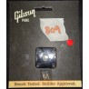 GIBSON JACK/PLATE/BLACK PLASTIC PRJP-010