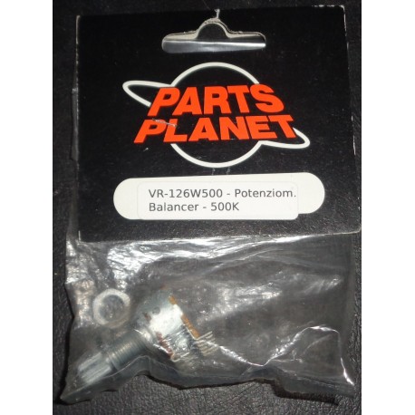 PARTS PLANET VR-126W 500-POTENZIOMETRO BALANCER 500K