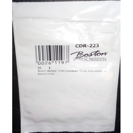 BOSTON CDR223 CONDENSATORE 0022 MICROFARAD 10PZ