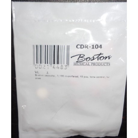 BOSTON CDR104 CONDENSATORE 0100 MICROFARAD 10PZ