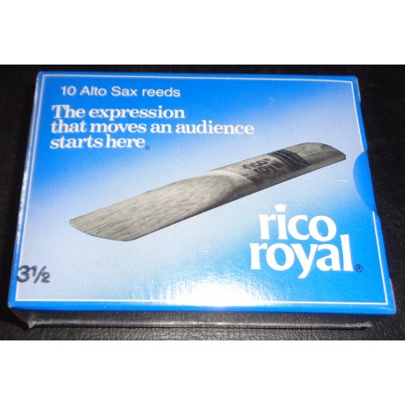 RICO RICO ROYALE 10 ALTO SAX REEDS   3  1/2