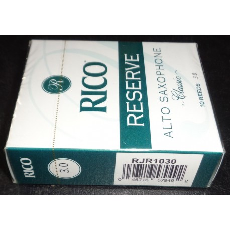 RICO RESERVE ALTO SAXOPHONE CLASSIC 10 RJR1030 REEDS 3.0