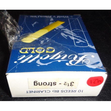 RIGOTTI GOLD 4 REEDS Bb CLARINET 3  1/2 STRONG SCATOLA APERTA