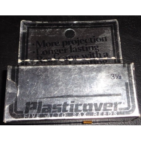 PLASTICOVER FIVE ALTO SAX REEDS 3  1/2