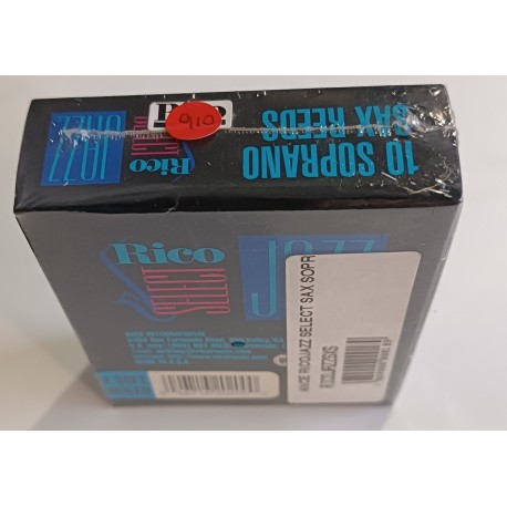 RICO SELECT JAZZ 10 SOPRANO SAX REEDS 2 SOFTUNFILED