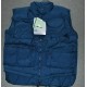GIUBBETTO INVERNALE SMANICATO IMBOTTITO BLU CON TASCHE DA LAVORO art. 948  