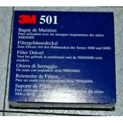 3M 501 GHIERA DI SERRAGGIO PER RESPIRATORI (VENDUTO A BLOCCHI DI 5 CONFEZIONI)