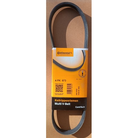 CONTINENTAL 4PK673 Cinghia servizi PER ALFA ROMEO FIAT LANCIA HYUNDAI KIA