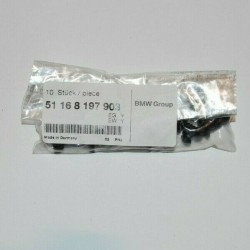 51168197908 RIVETTO AD ESPANSIONE COFANO MOTORE (8 PEZZI) NUOVO ORIGINALE BMW