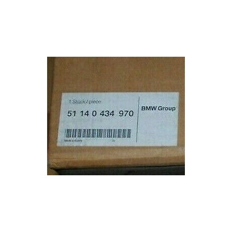 51140434970 ADESIVO CAPPOTTAA SCACCHI ARGENTO NUOVO ORIGINALE MINI R55 