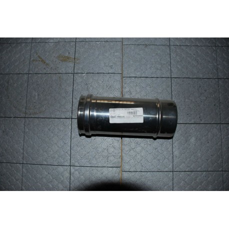 ELEMENTO LINEARE 0,25m ACCIAIO INOX DIAMETRO 100mm PER CANNA FUMARIA FIBROTUBI